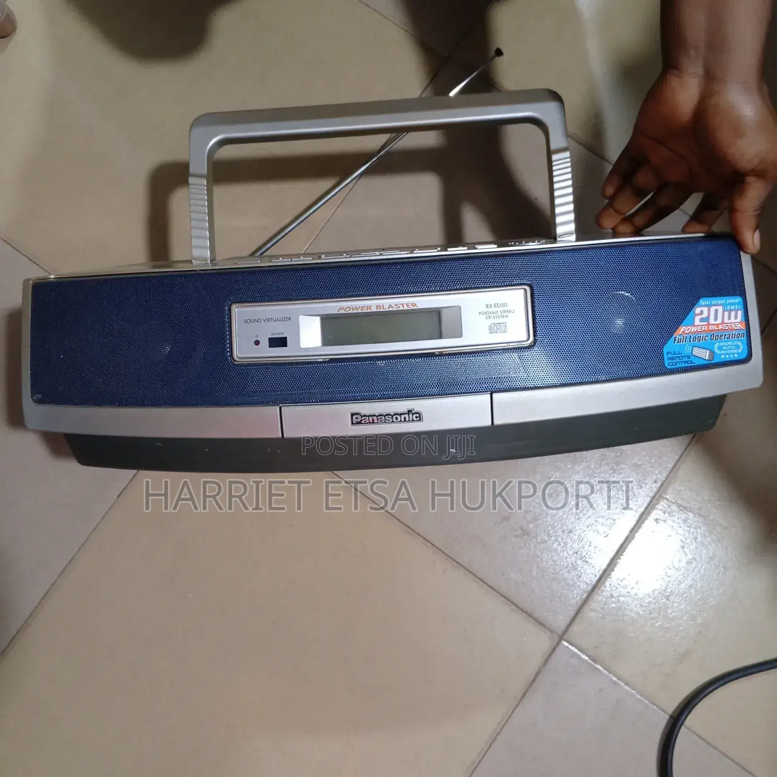Panasonic Rx-Ed50 Radio,Cd Player,Cassette Player/Recorder