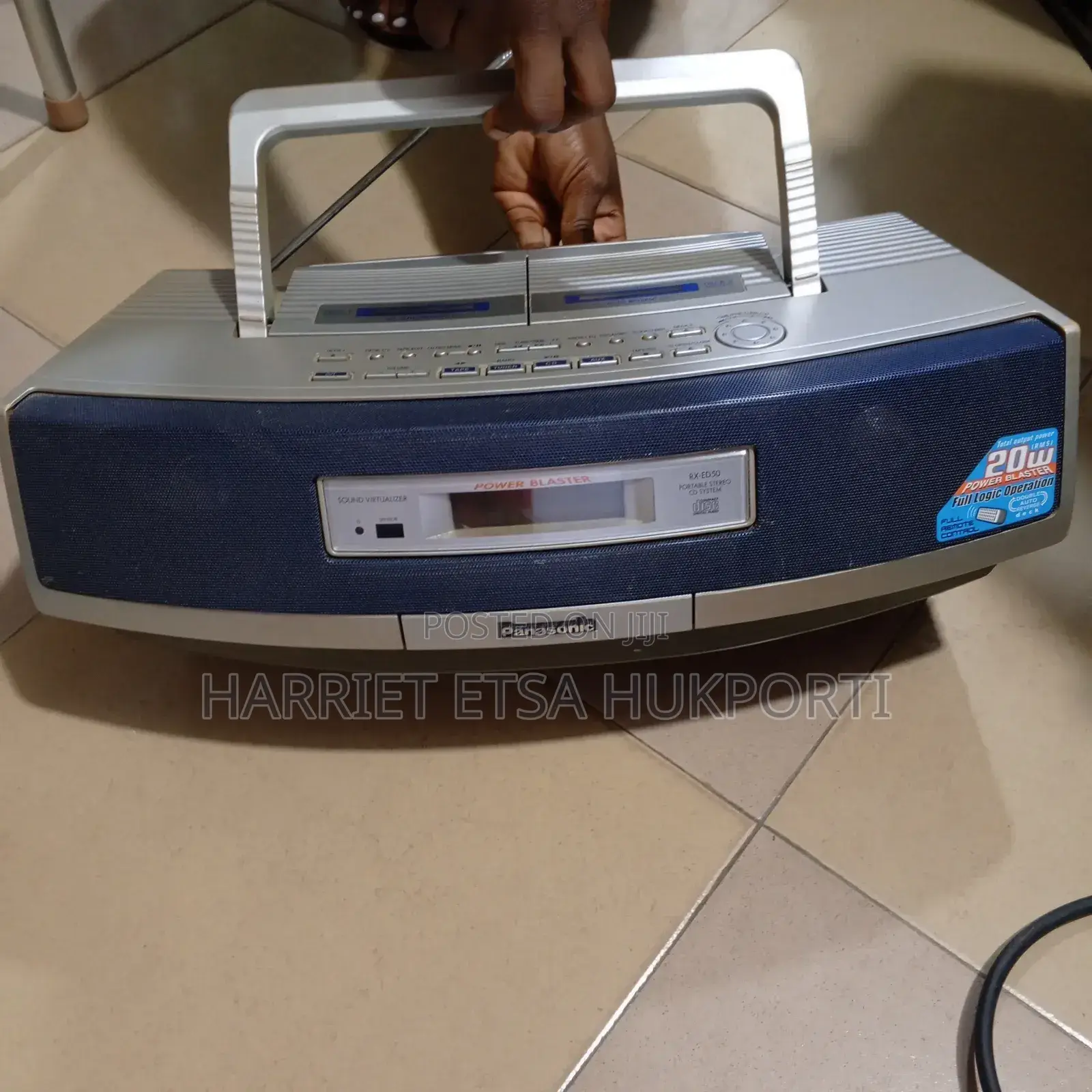 Panasonic Rx-Ed50 Radio,Cd Player,Cassette Player/Recorder