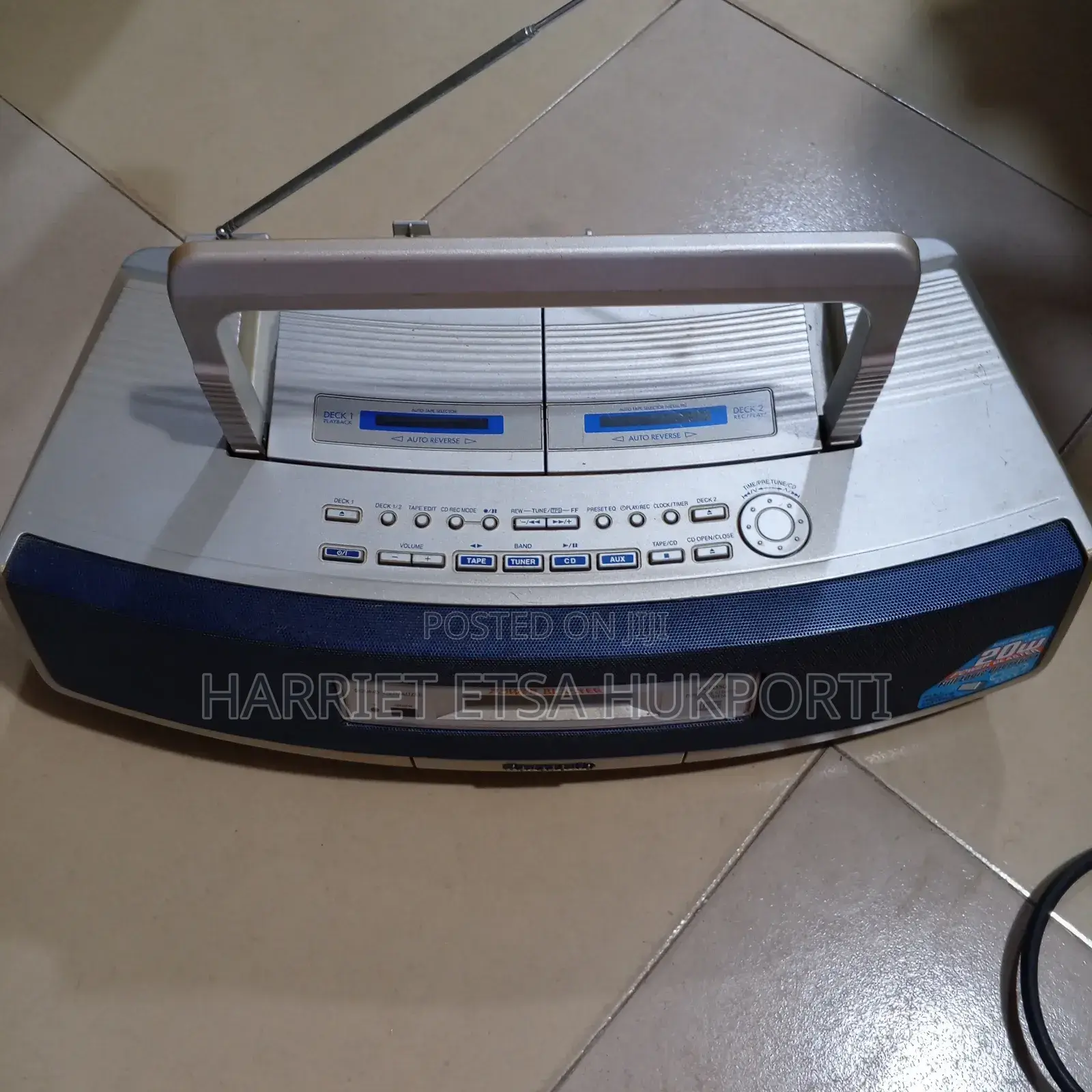 Panasonic Rx-Ed50 Radio,Cd Player,Cassette Player/Recorder