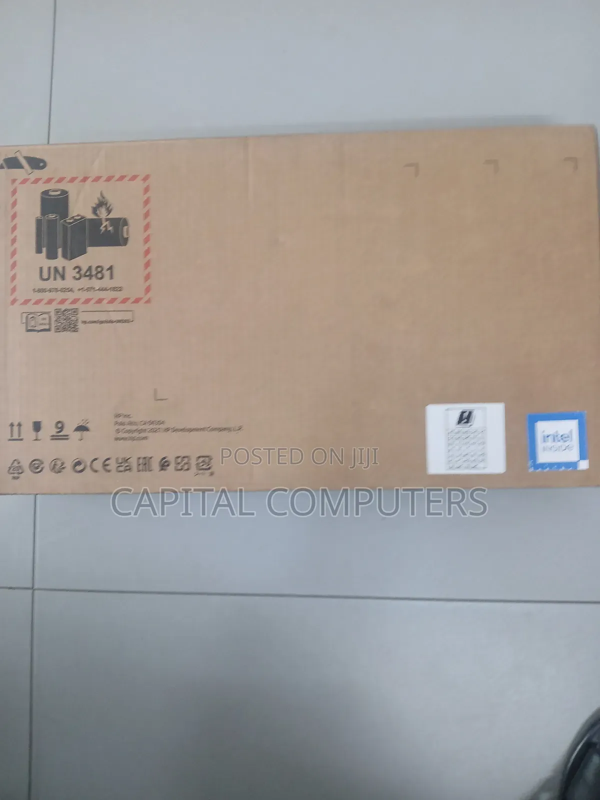 New Laptop HP 15-dw1197nia 4GB Intel Core i3 HDD 1T
