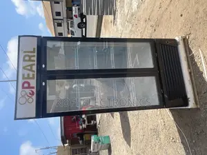 Plastic Interior Double Door Glass Display Fridge PVC 622-2b