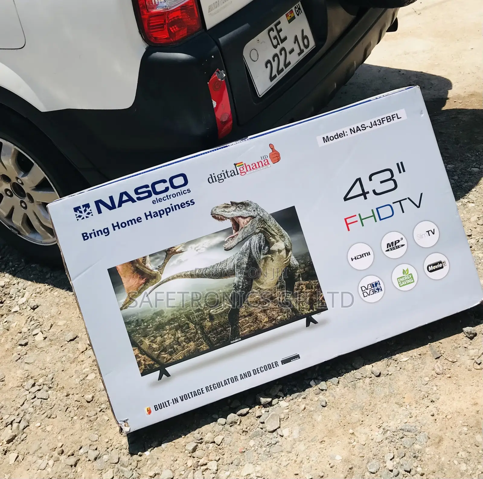 Get Authentic (Black) 43 Inch Digital Nasco Led Tv