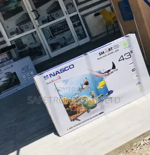 Order (Authentic)Black Nasco 43 Inch Full Hd Smart Tv