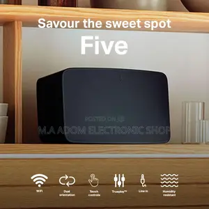 Photo - Sonos Five Black High Fidelity Wireless Speaker