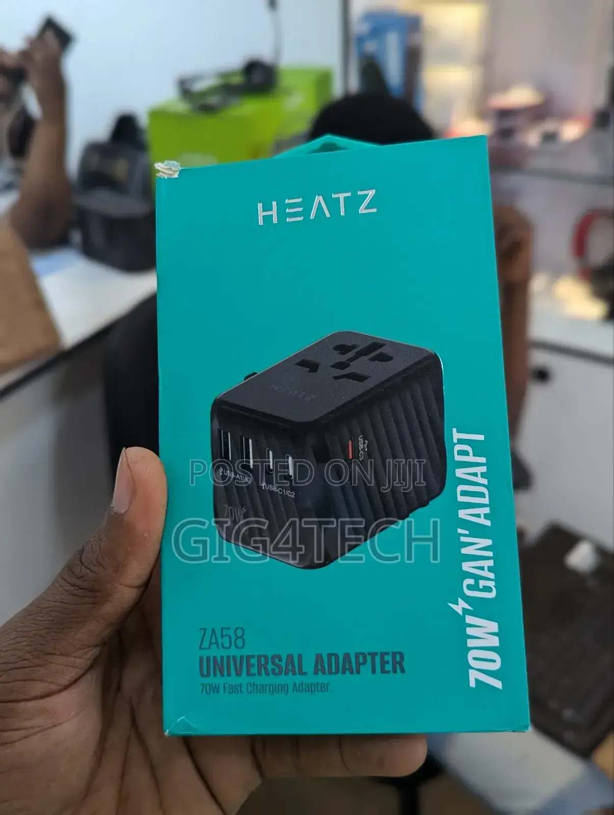 Heatz 70w Za58 Universal Travel Adapter Charger