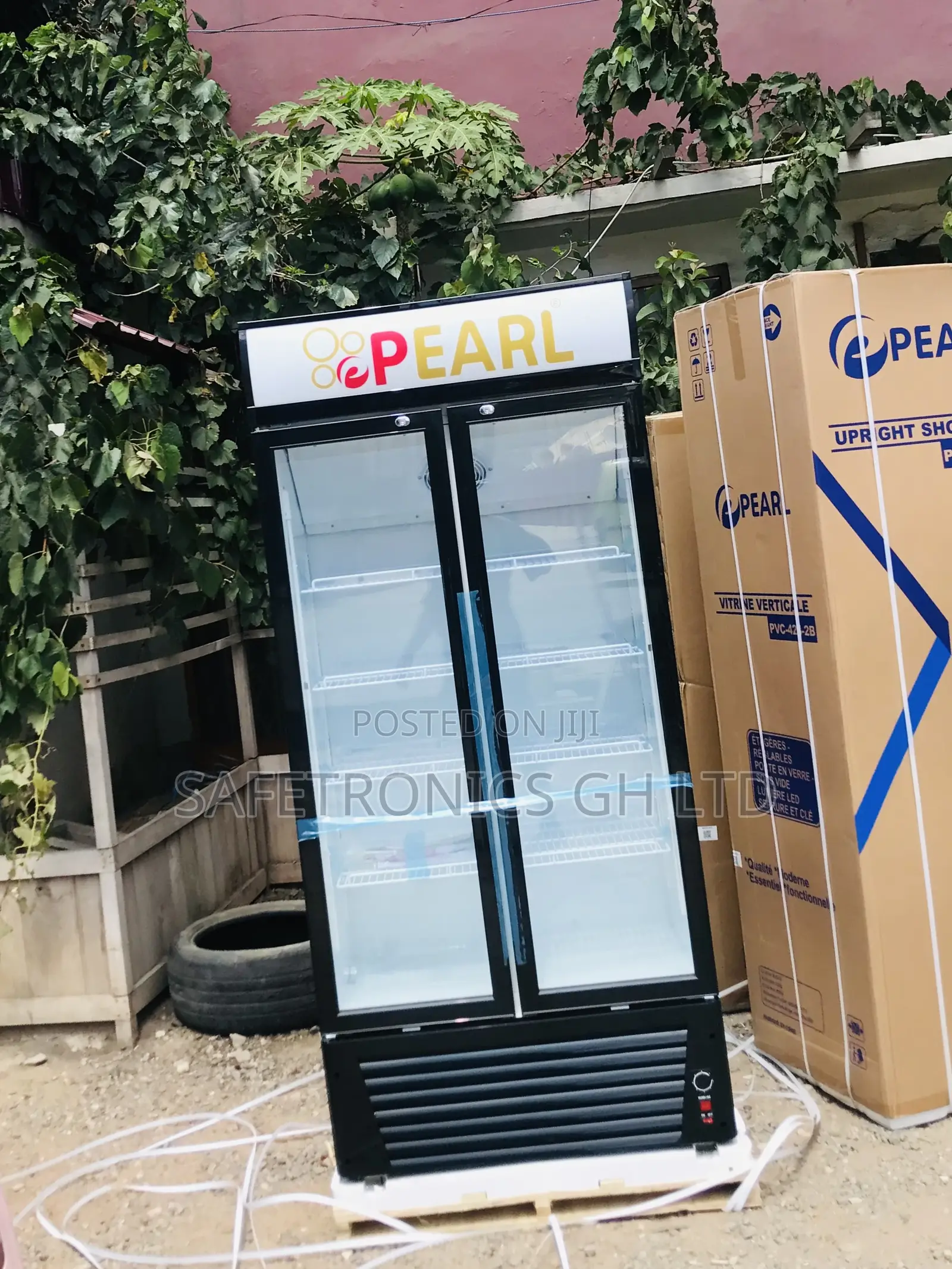 Order Classic Pearl PVC-622 Glass 2 Doors 500 Liters 