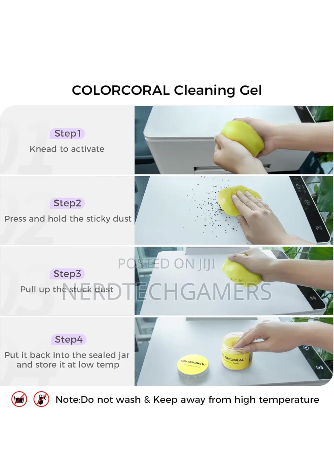 COLORCORAL Cleaning Gel Universal Dust Cleaner for PC