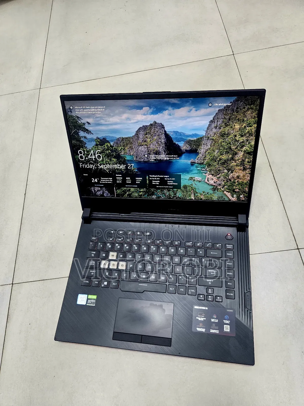 Laptop Asus ROG Strix G15 G512 16GB Intel Core I7 SSD 128GB