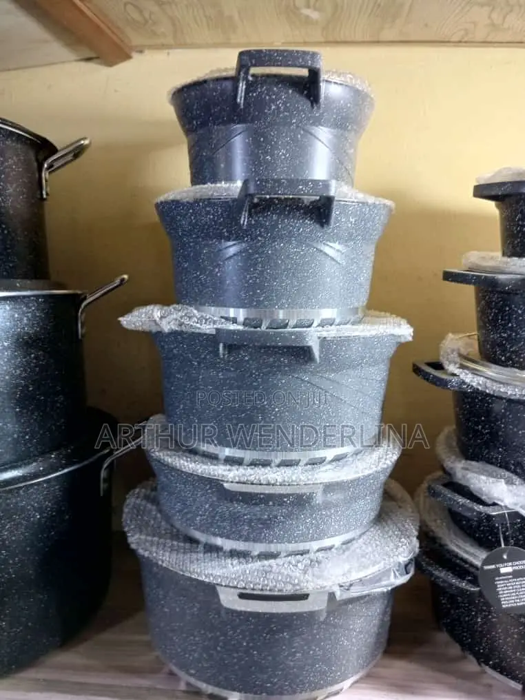 5 Set Non Stick Cooking Untensils(Granite Cookware Pot Set)
