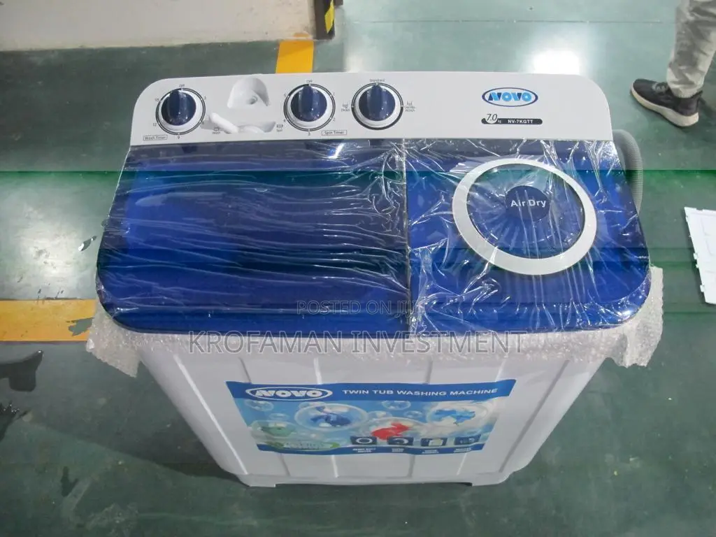 Novo 10kg Twin Tub Semi Auto Wahing Machine