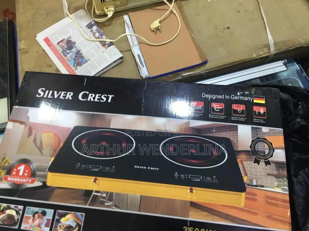 Silver Crest 2 Burner Infrared Cooker Hot Plate Stove