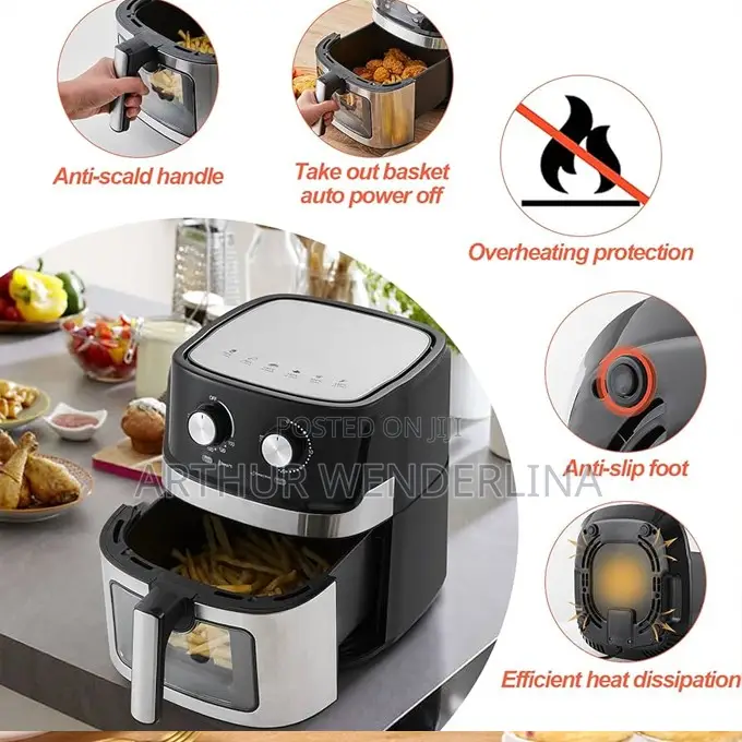 Hoffmans 10l/ 10 Liters Air Fryer HM 778 - Black
