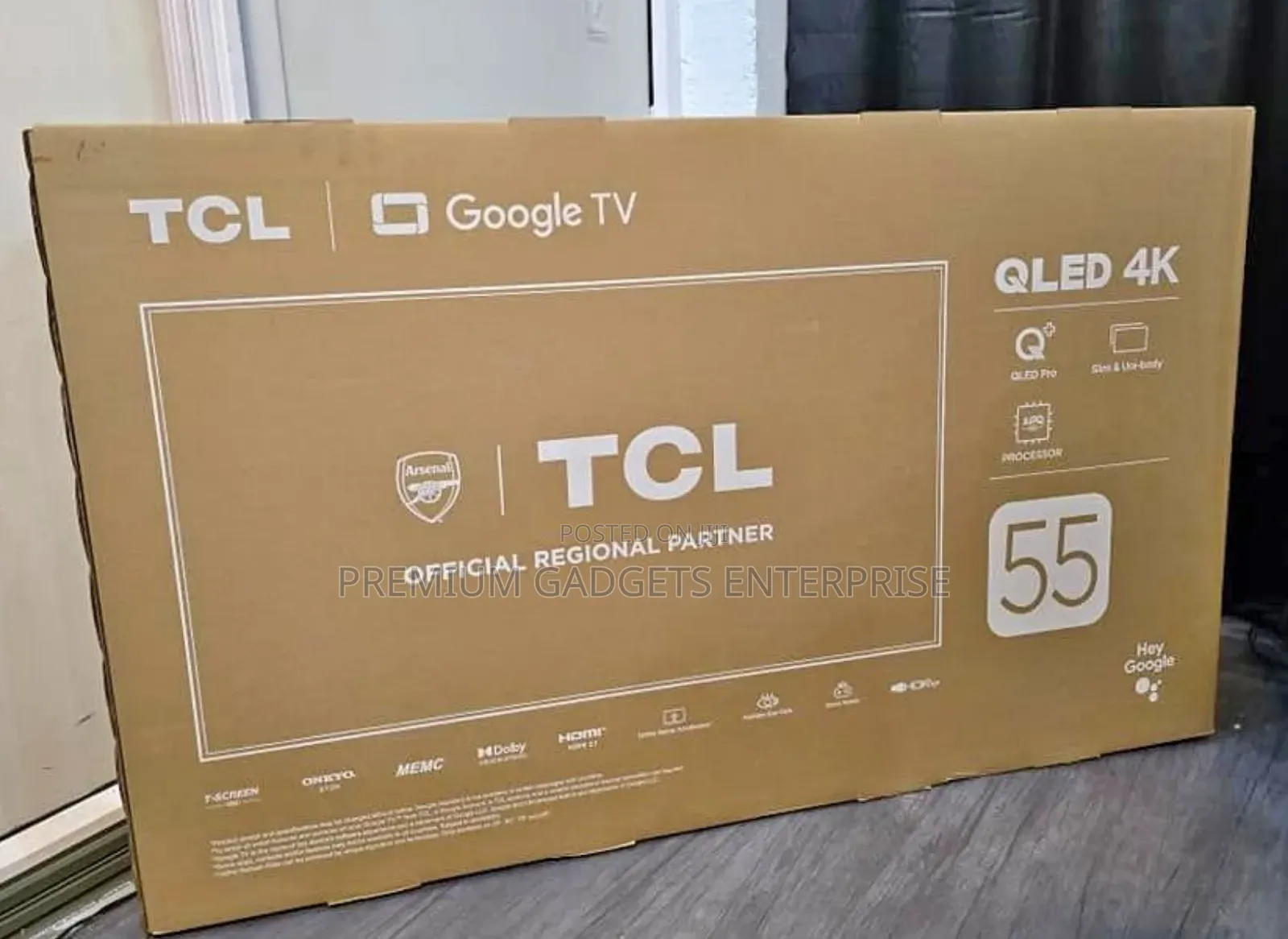 Tcl Dolby Vision-atmos Smart Qled Google Tv 2025 55p7k