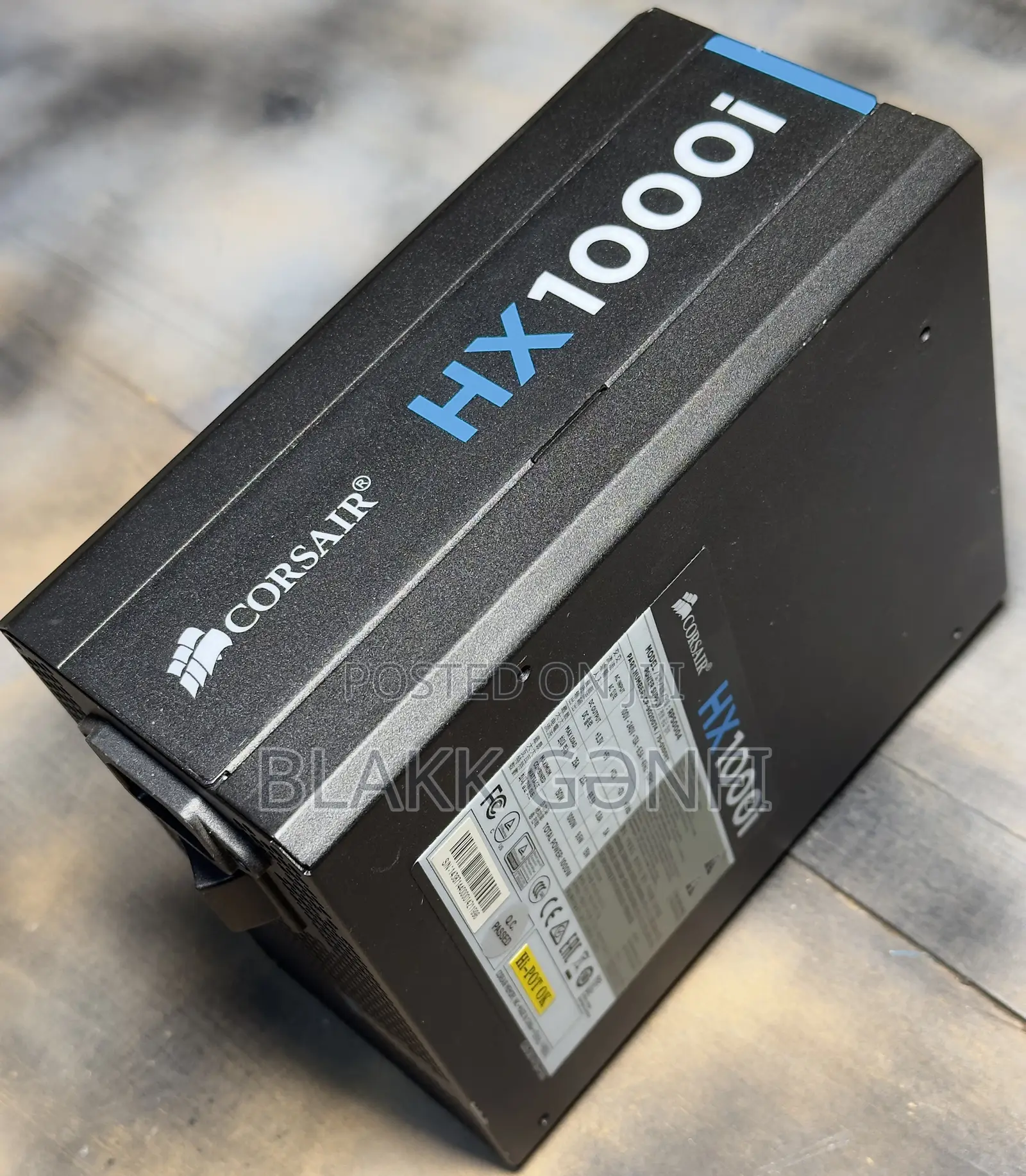 Corsair Hx1000i Fully Modular Power Supply [80plus Platinum]