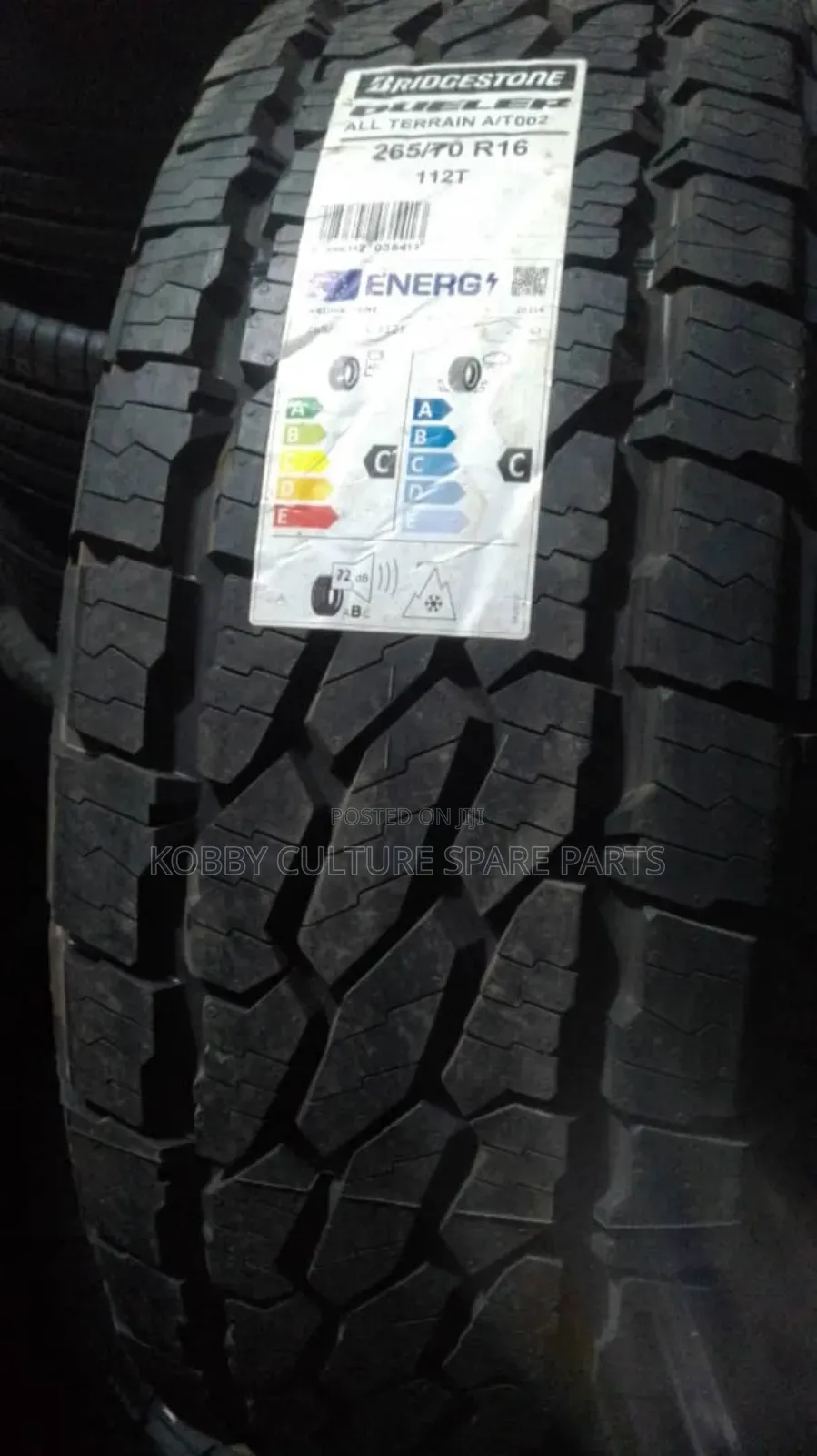 Original Bridgestone 265/70r17 Tyres All Terrain Available