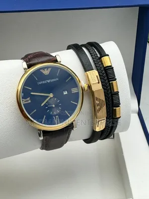 Authentic Emporio Armani and Bracelet