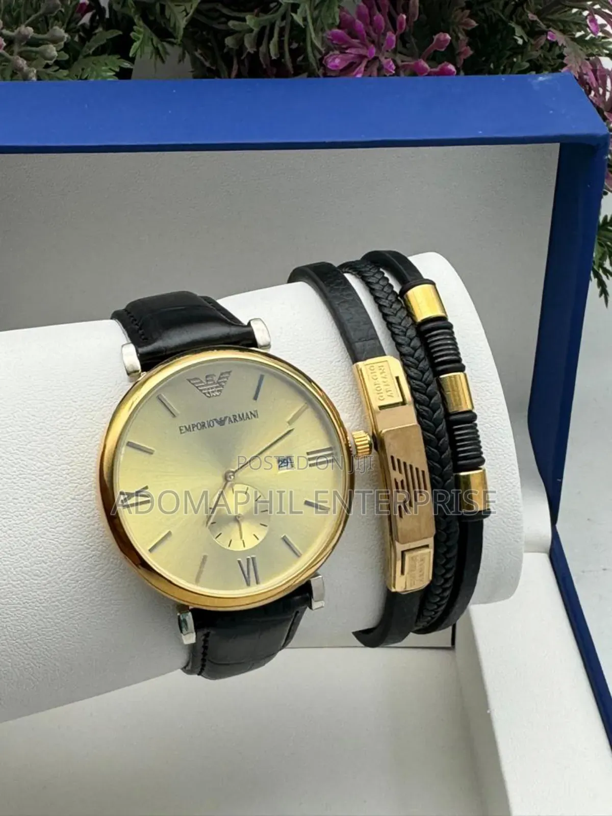 Authentic Emporio Armani and Bracelet