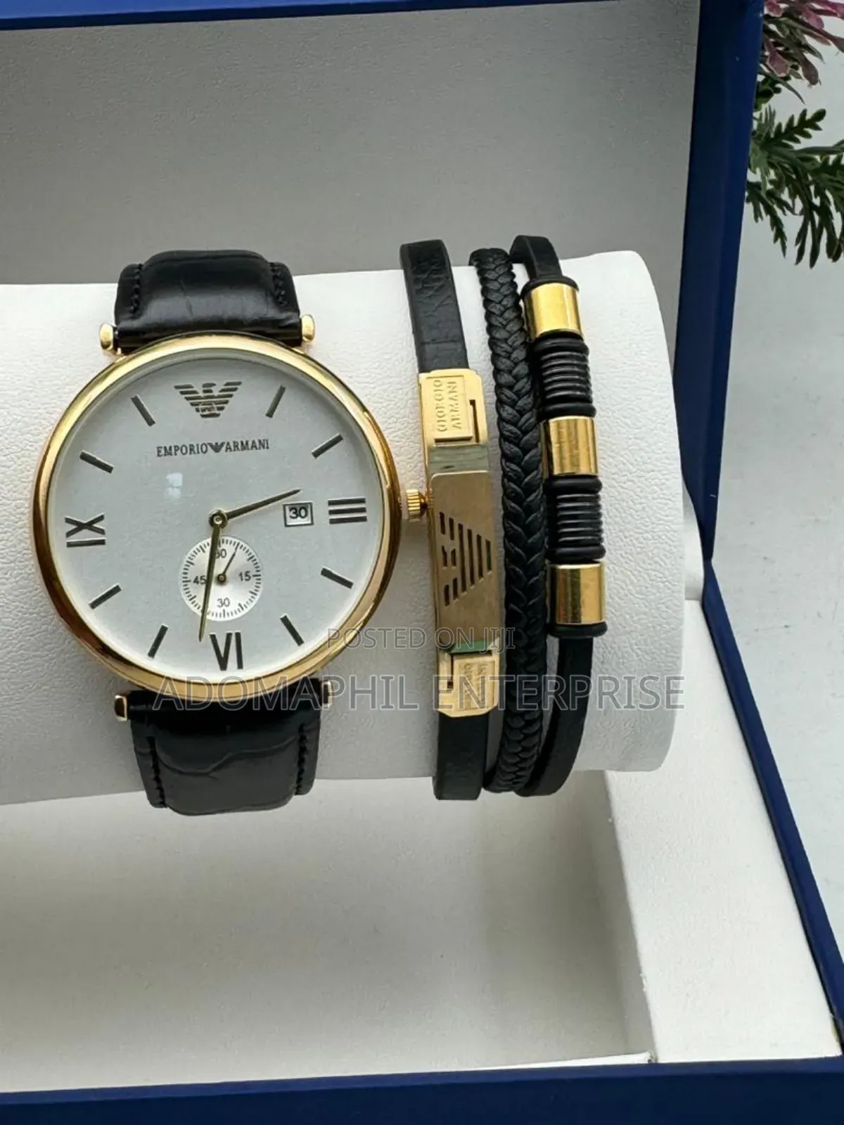 Authentic Emporio Armani and Bracelet