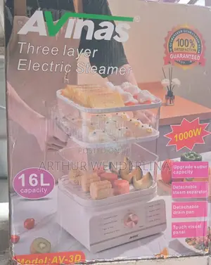 Avinas 3 Layer 16l Electric Food Cooking Steamer