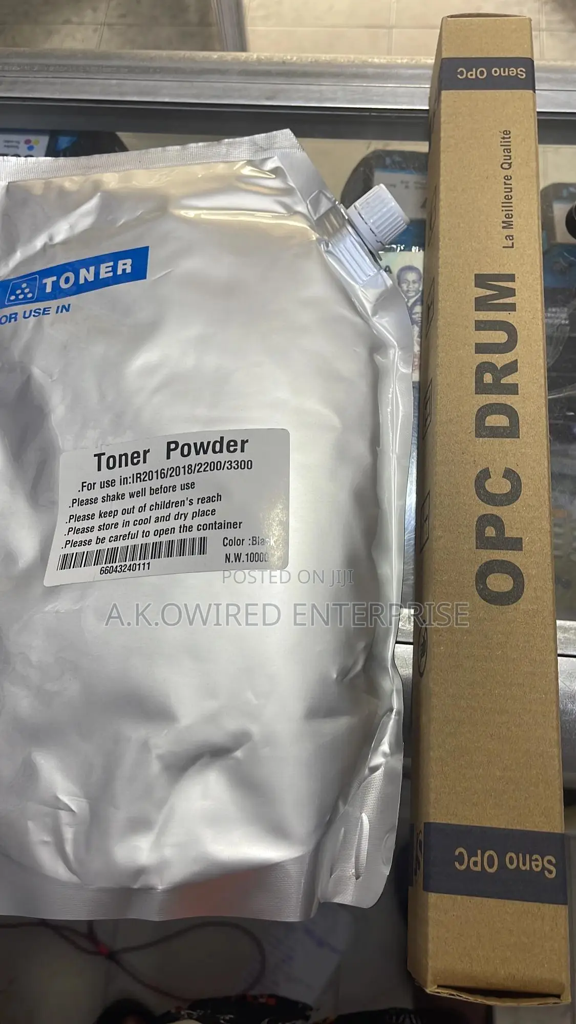 Canon /Hp Refill Toner Powder Black and White Only