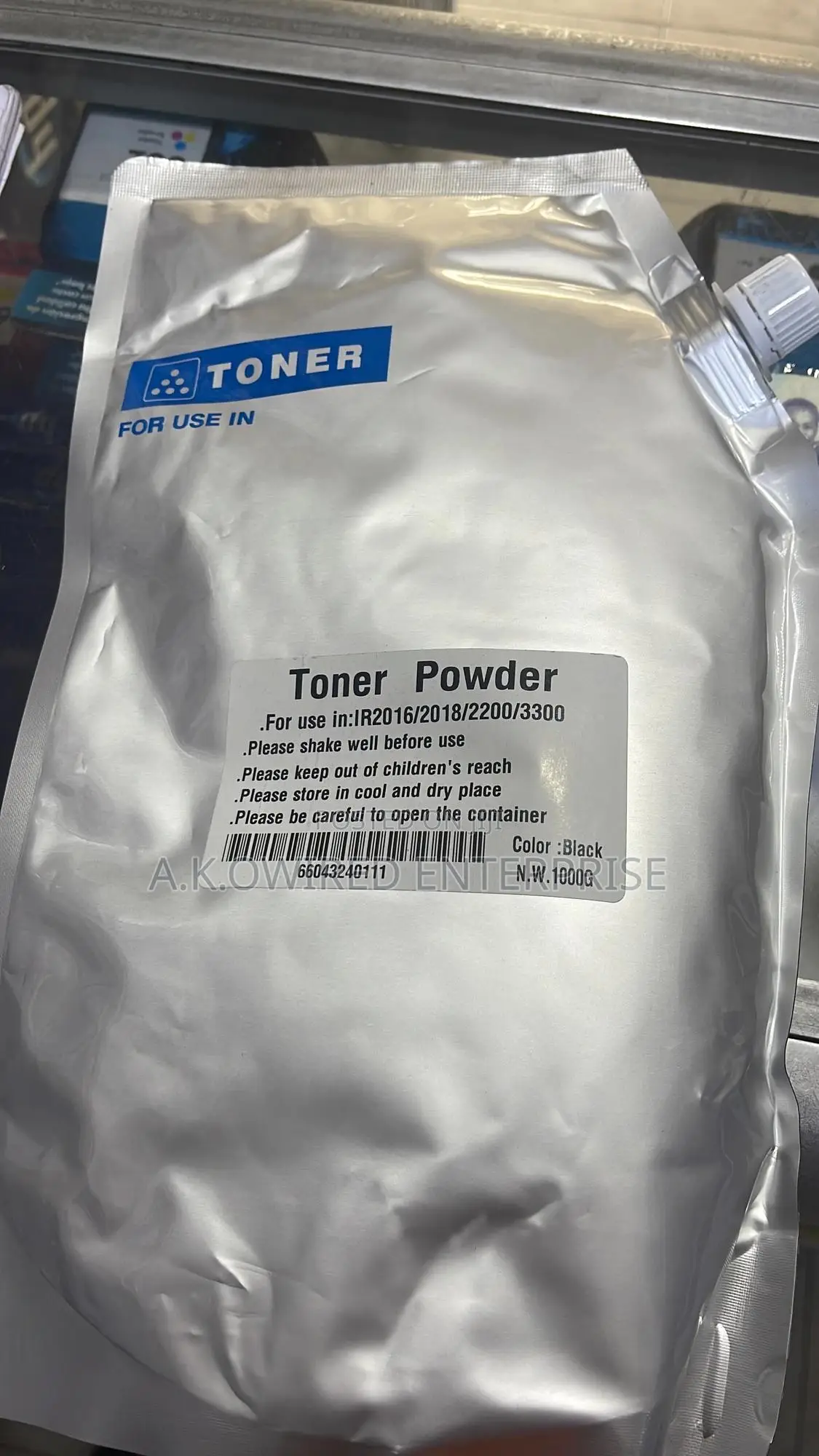 Canon /Hp Refill Toner Powder Black and White Only