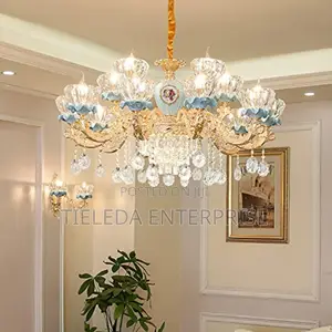 Vintage Luxury Pendant Light With Chandelier