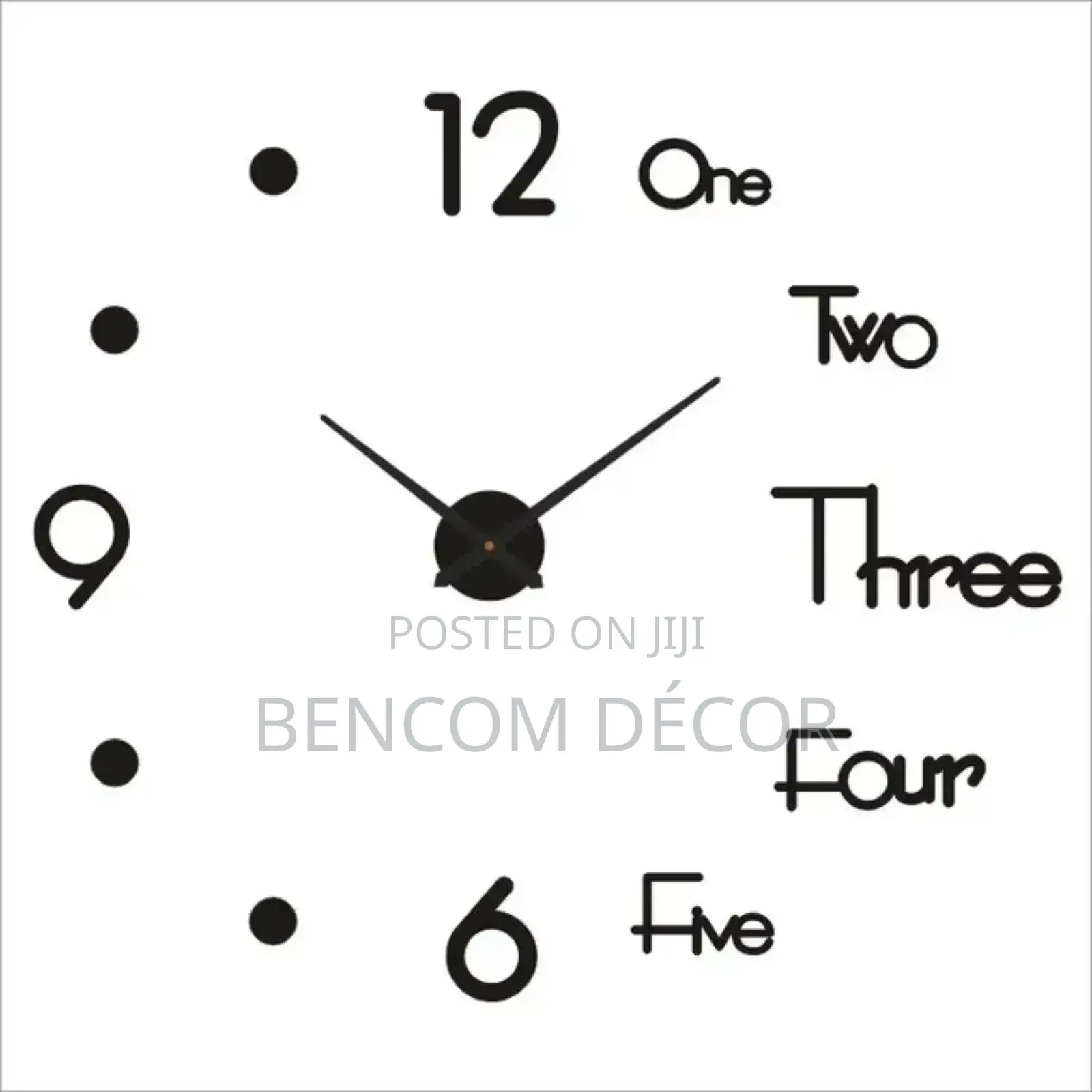 3D Wall Clock – A Perfect Blend of Style Functionality!