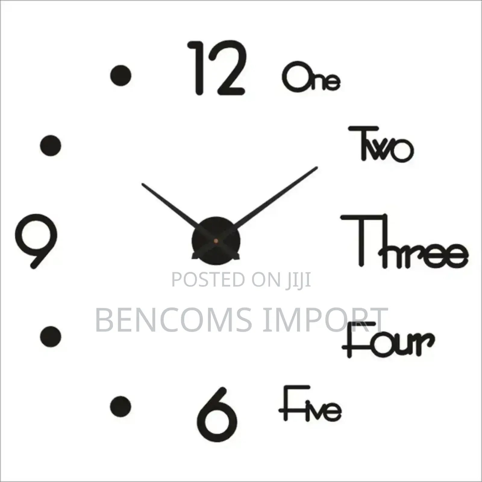 3D Wall Clock – A Perfect Blend of Style Functionality!