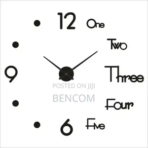 3D Wall Clock – A Perfect Blend of Style Functionality!