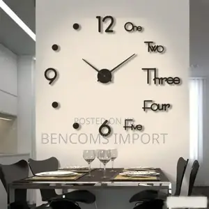 3D Wall Clock – A Perfect Blend of Style Functionality!