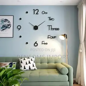 3D Wall Clock – A Perfect Blend of Style Functionality!