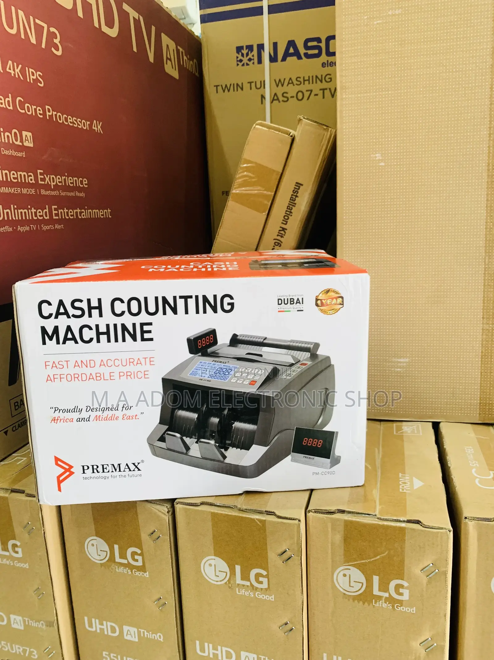 Premax Cash Counting Machine With Uv Mg Detection System