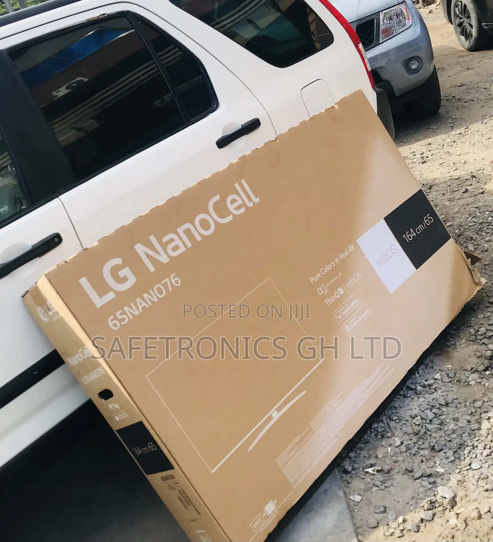 65 Inch (Black) Nano76 LED LG Smart UHD Led Tv 