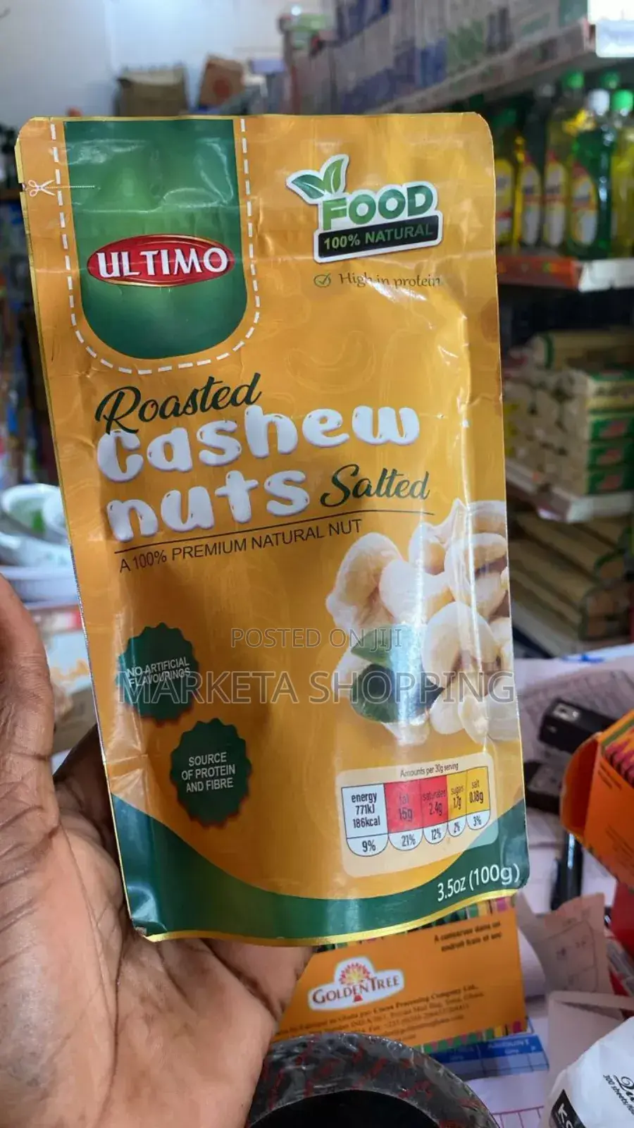 Salted Roasted Cashew Nuts 100g