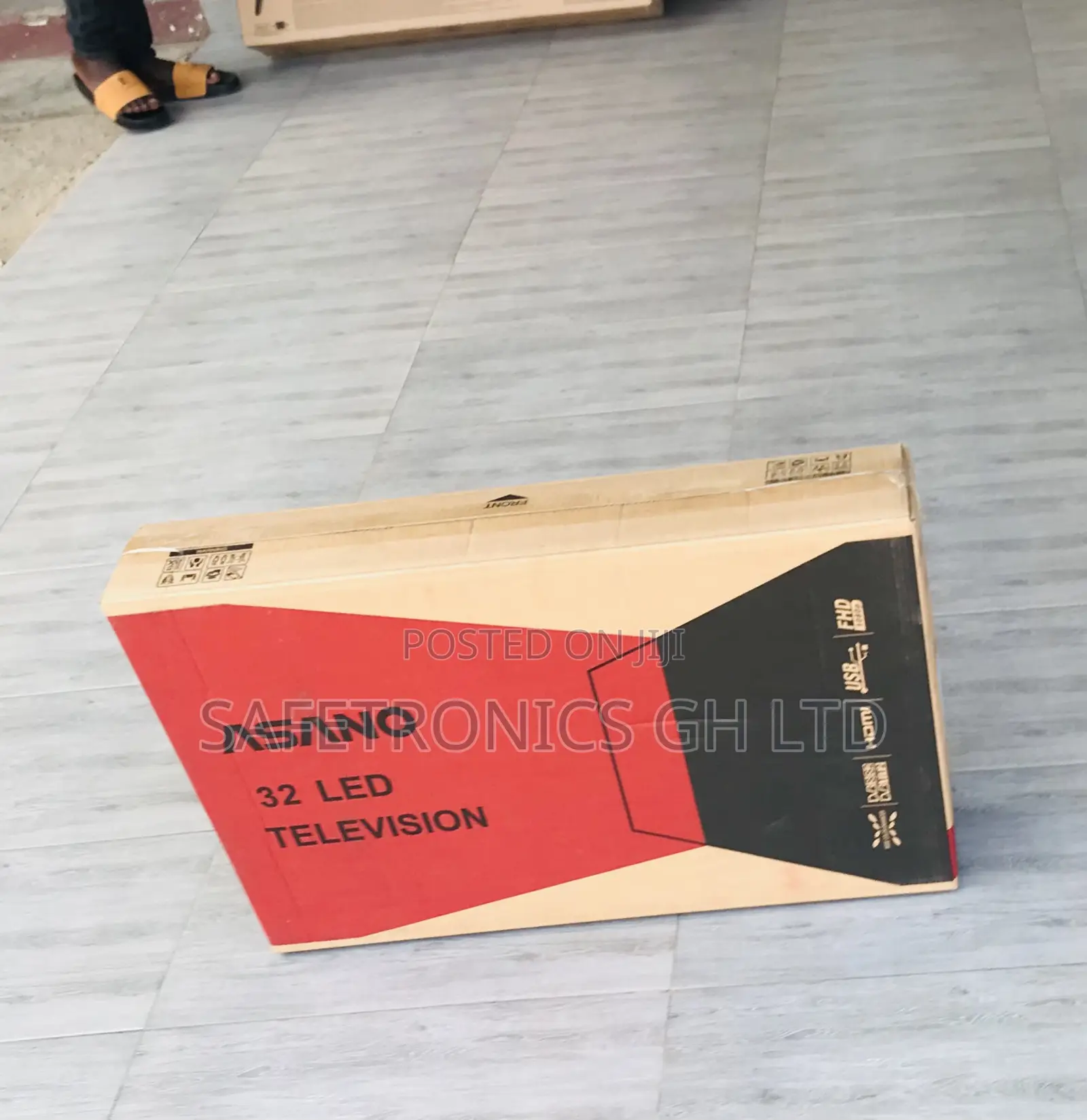 Get 32 Inch Asano (Black) Full Hd Led Satellite Digital Tv
