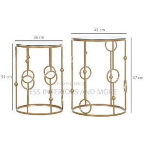 Round Coffee Table Set