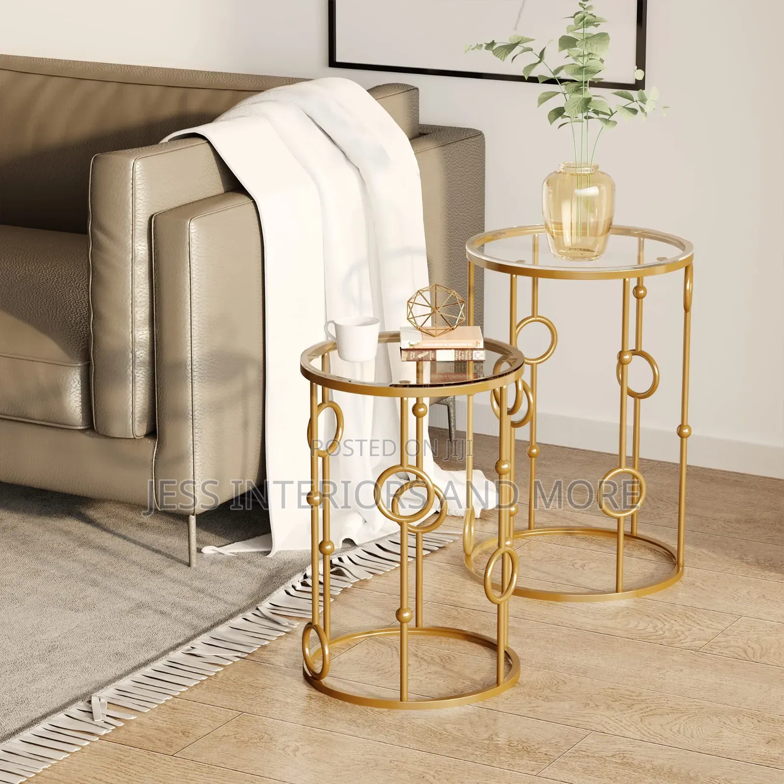 Round Coffee Table Set