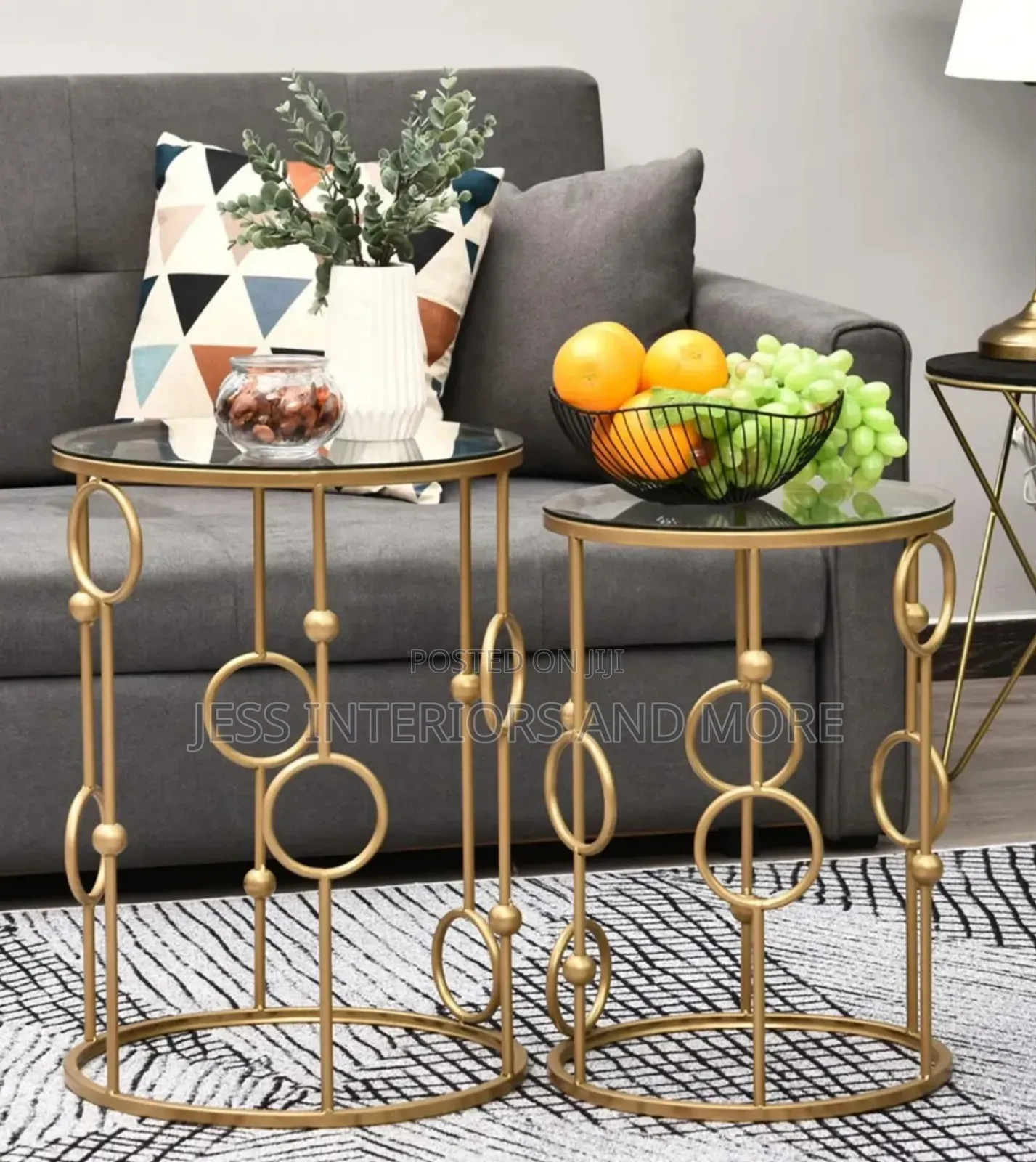 Round Coffee Table Set