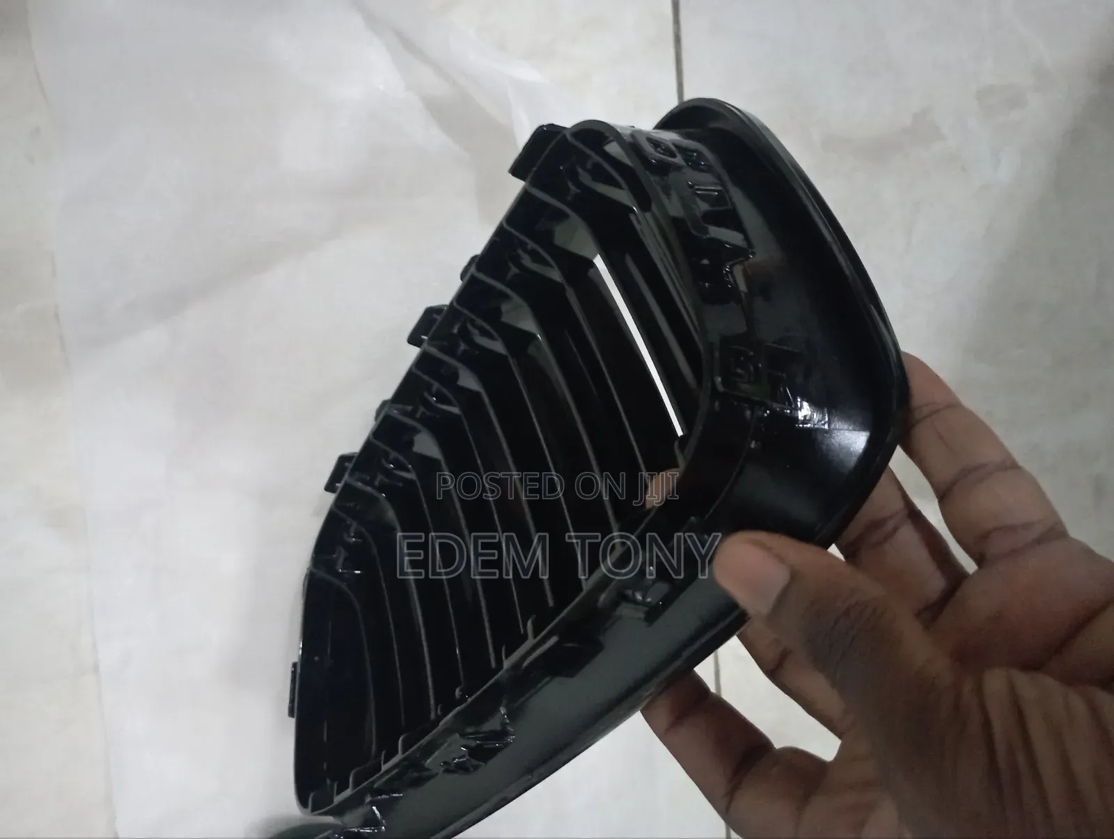 Double Line Front Kidney Grill BMW E90 E91 in Glossy Black