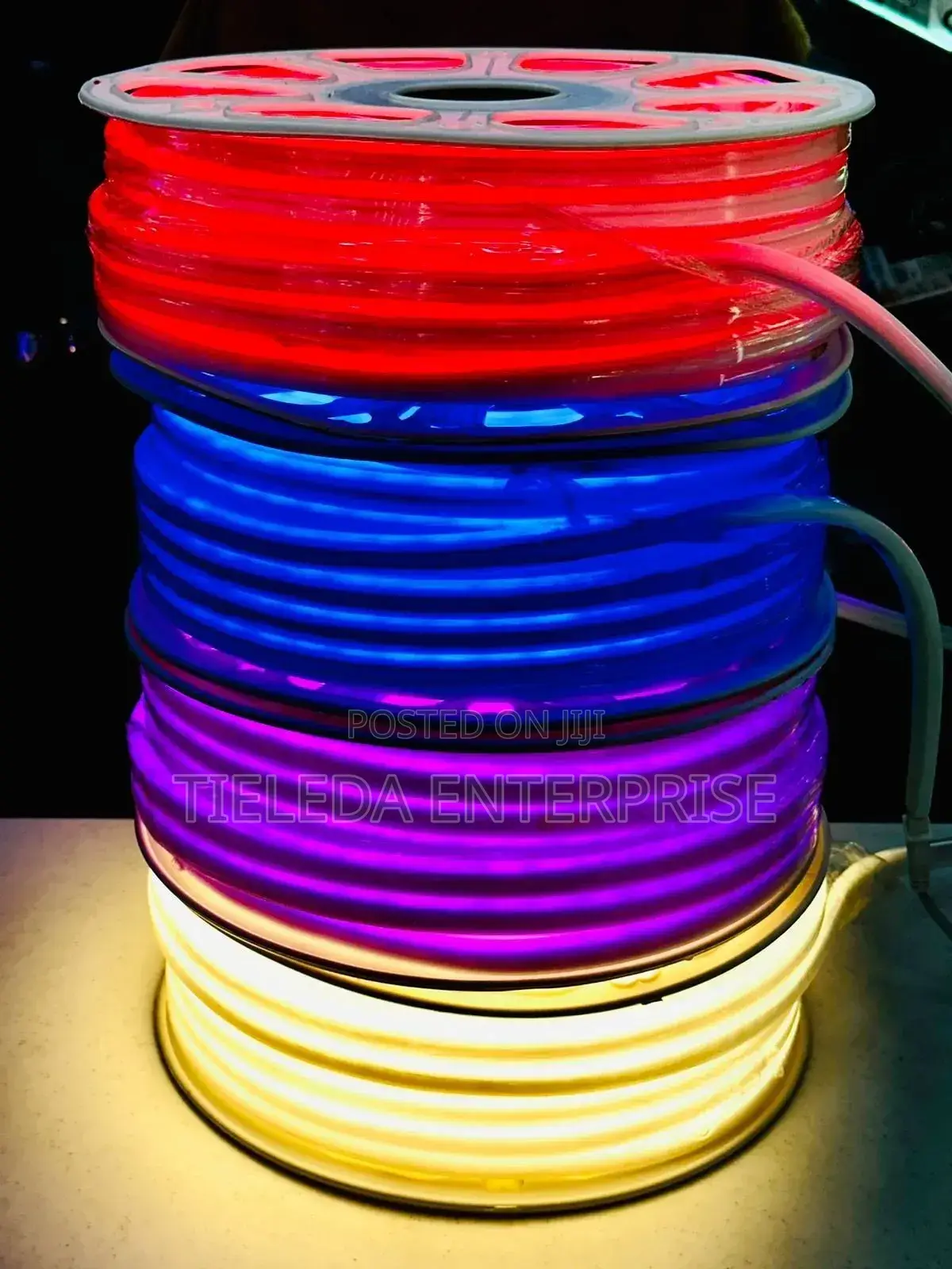 50meter Gold Yellow Neon Rope Light
