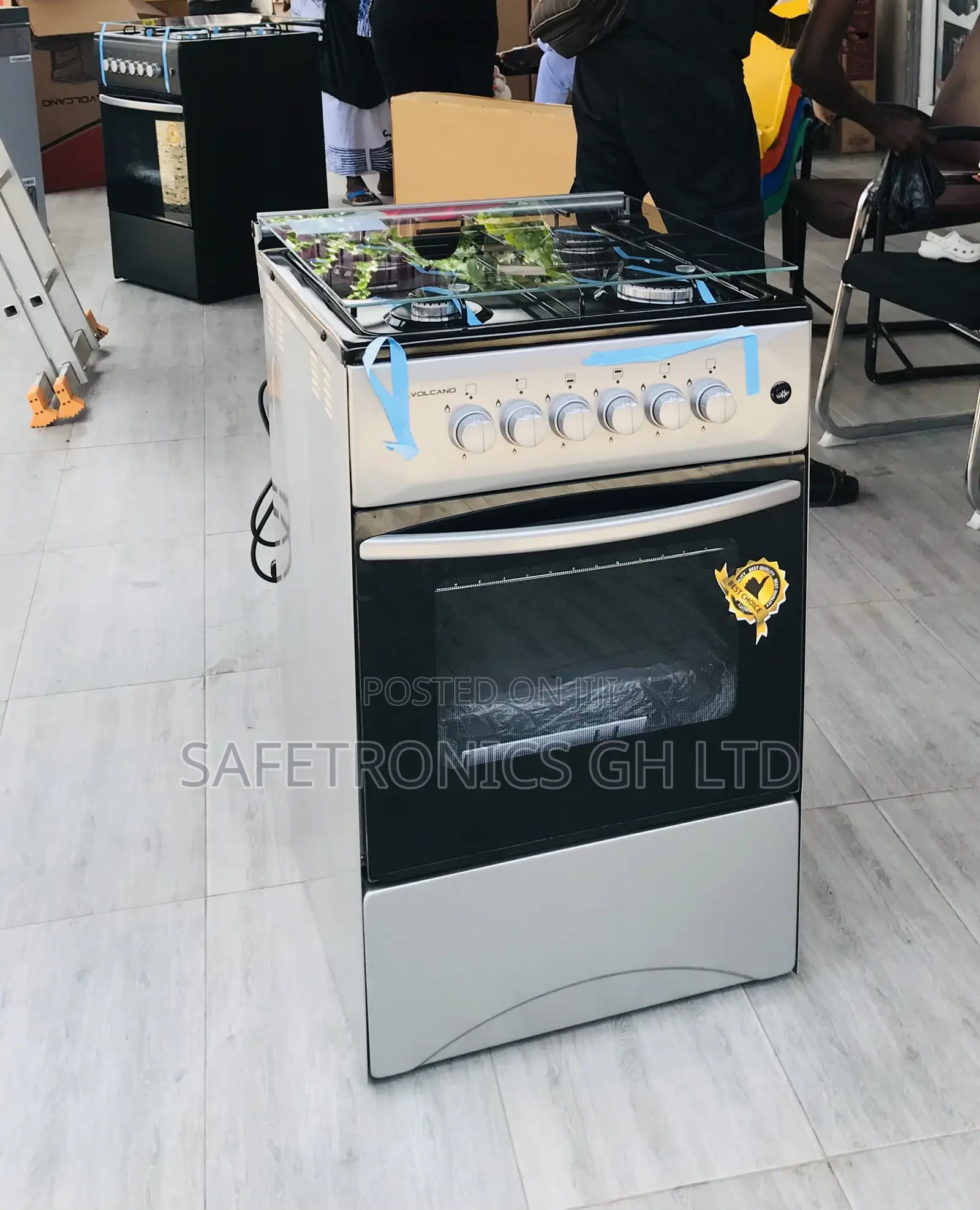 Grab 4 Burner: Oven Volcano 50x50 Gray 