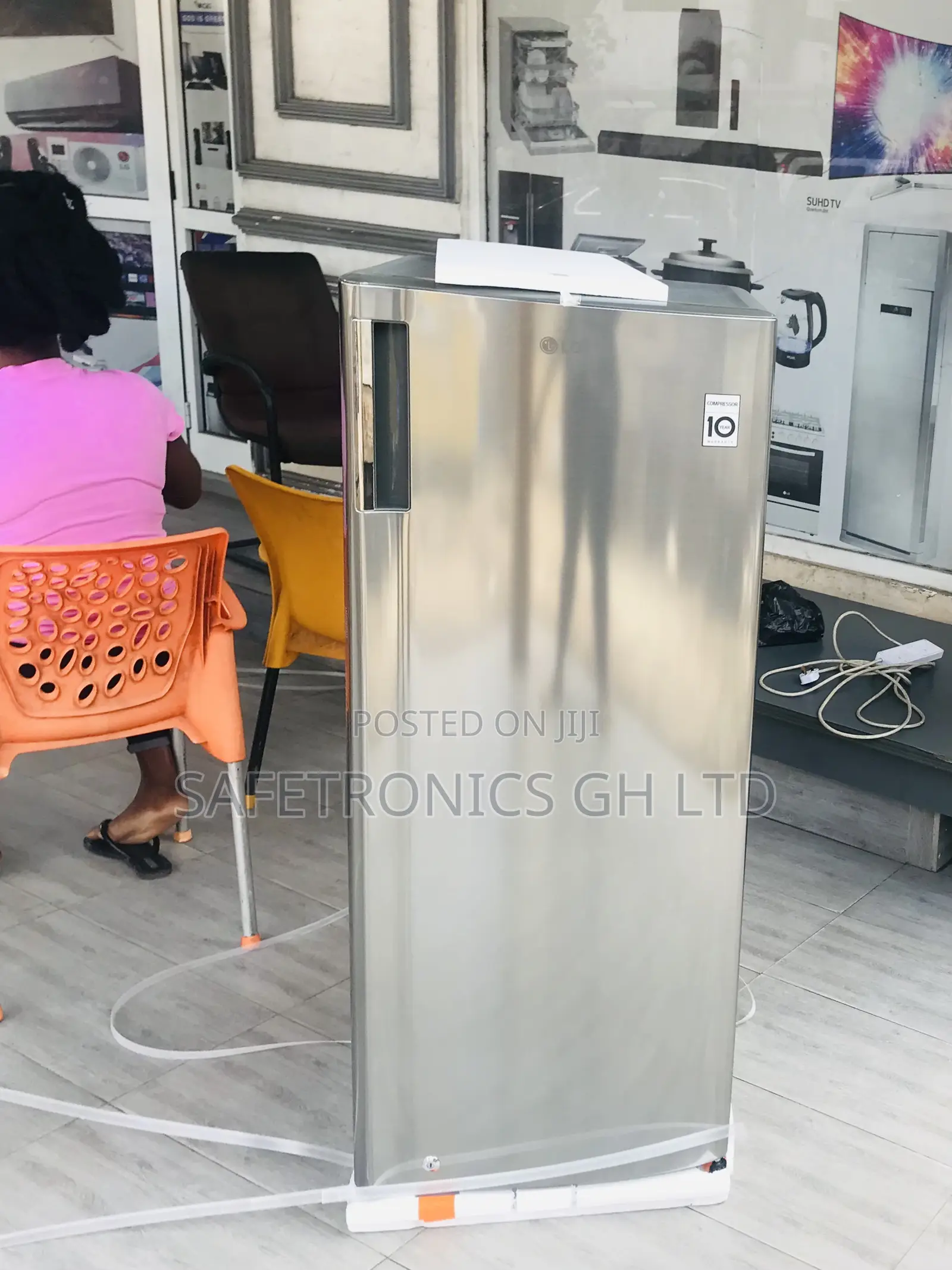 Shop Classic LG 1 Door GN-Y331SLS Gray Fridge 