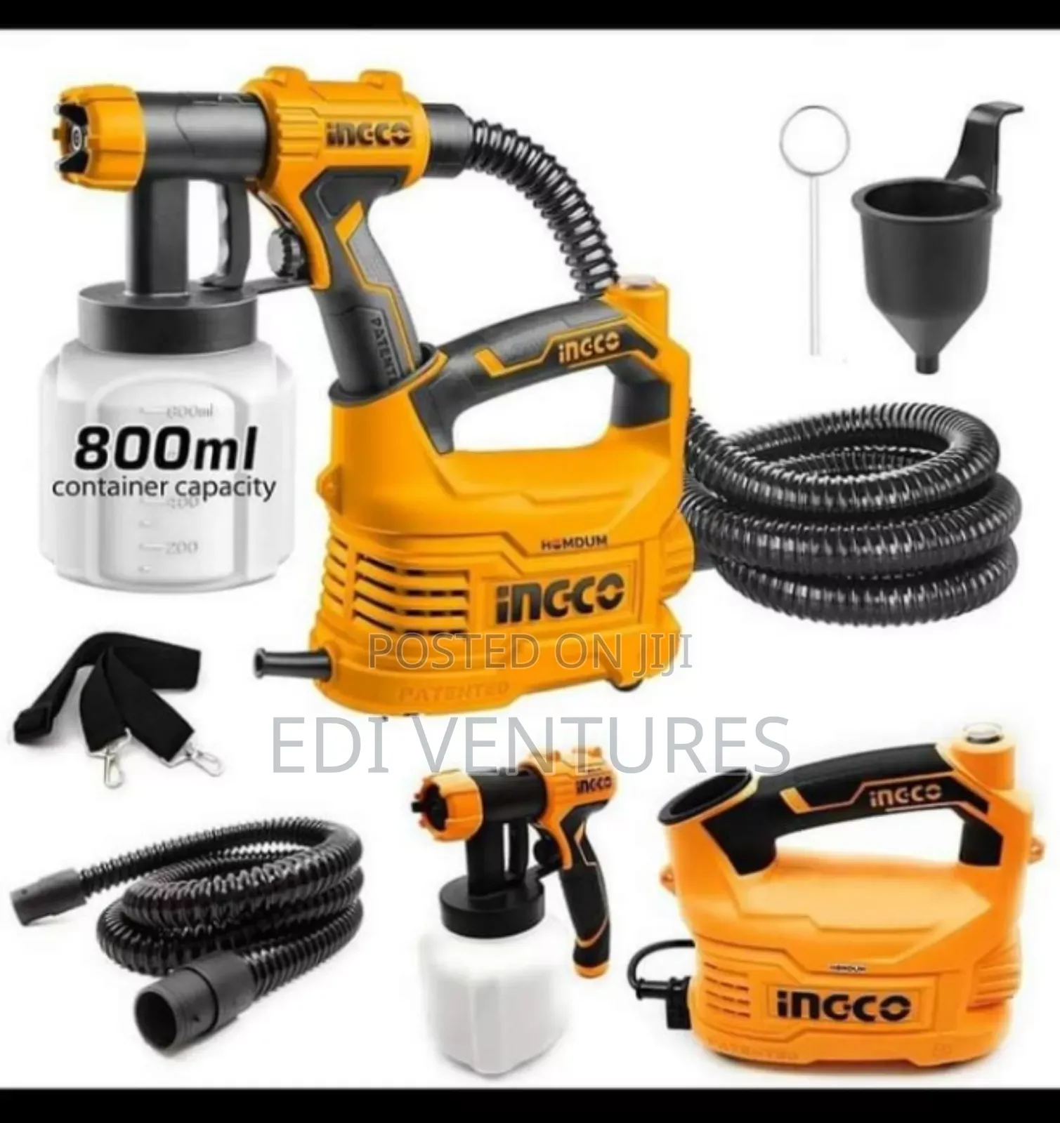Ingco HVLP 550W Spray Gun (Spg5008) Plastic Tank in Accra Metropolitan