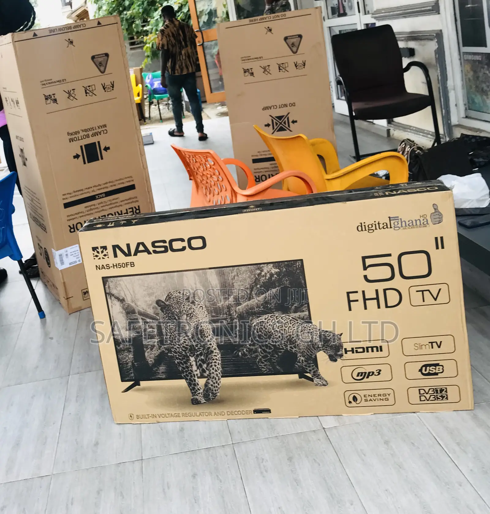 . Great Nasco (Black)50 Inch LED Digital Satellite Tv