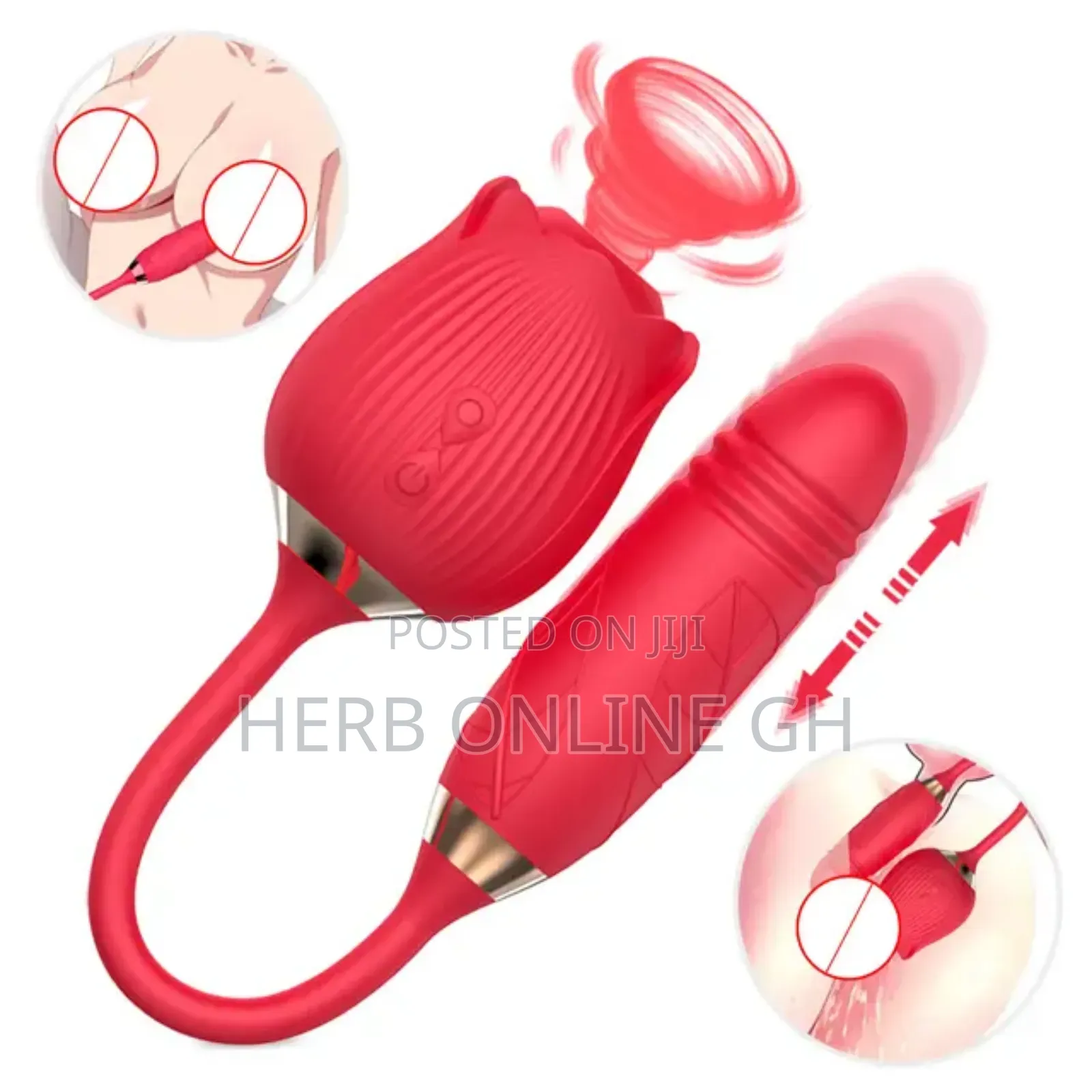 Rose Dildo Vibrator