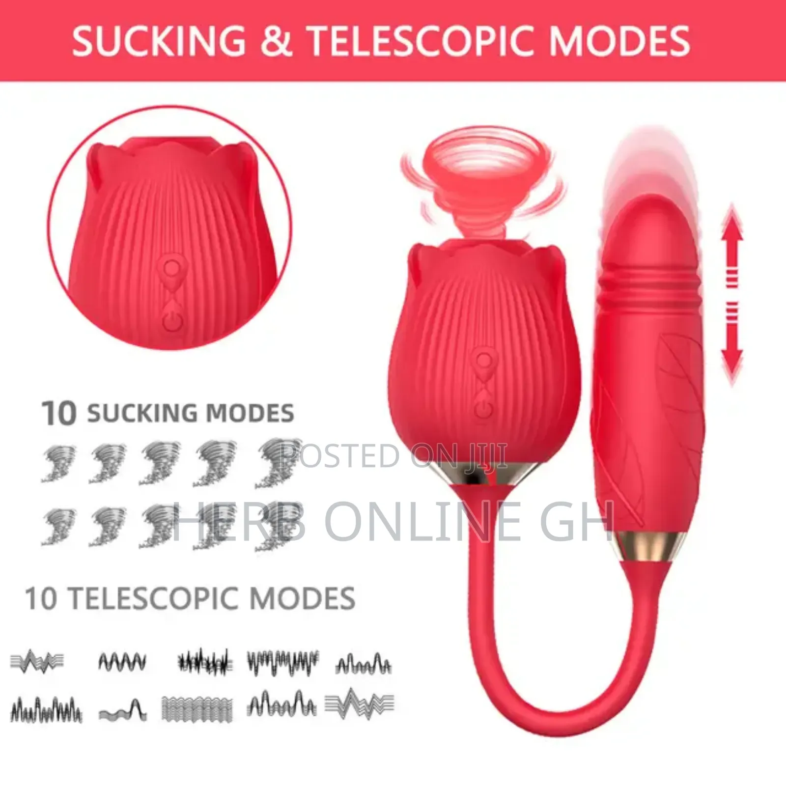 Rose Dildo Vibrator