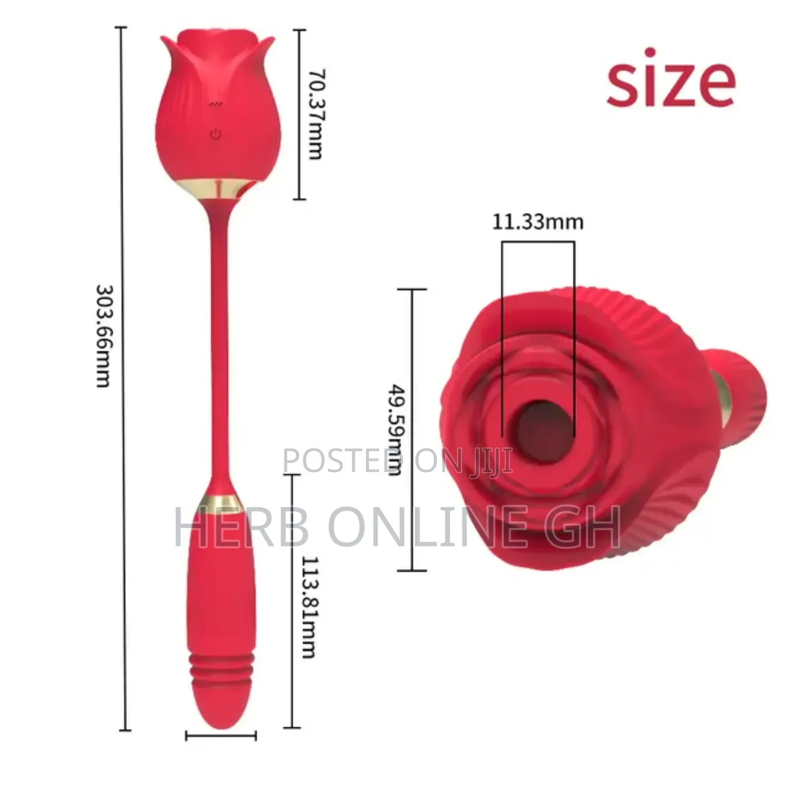 Rose Dildo Vibrator