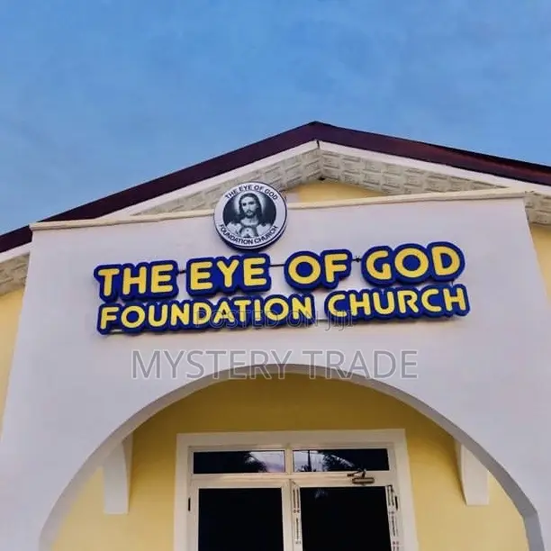 3d Facial Signage for Church