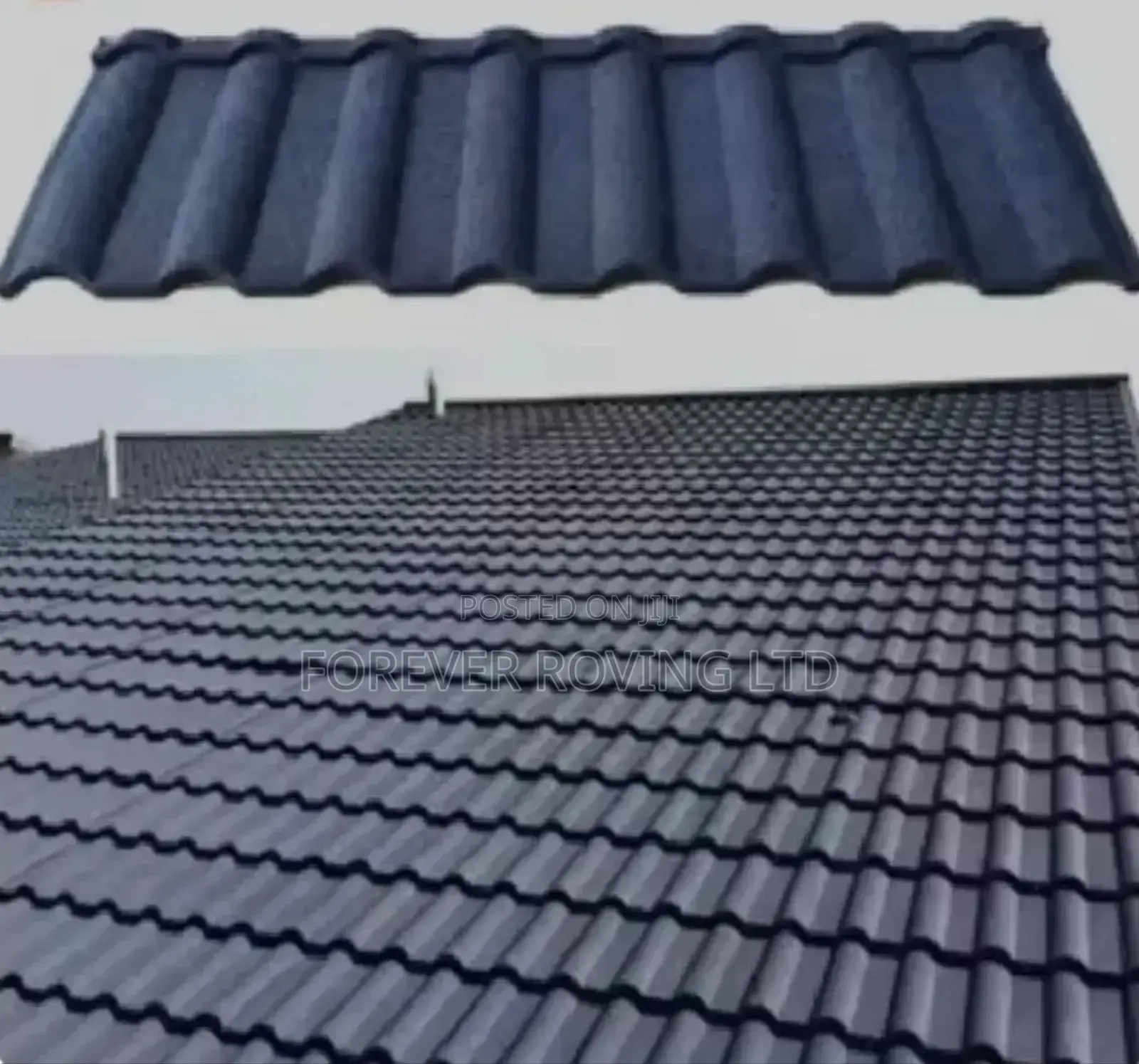 Original Blue Black Roofing Tiles Works