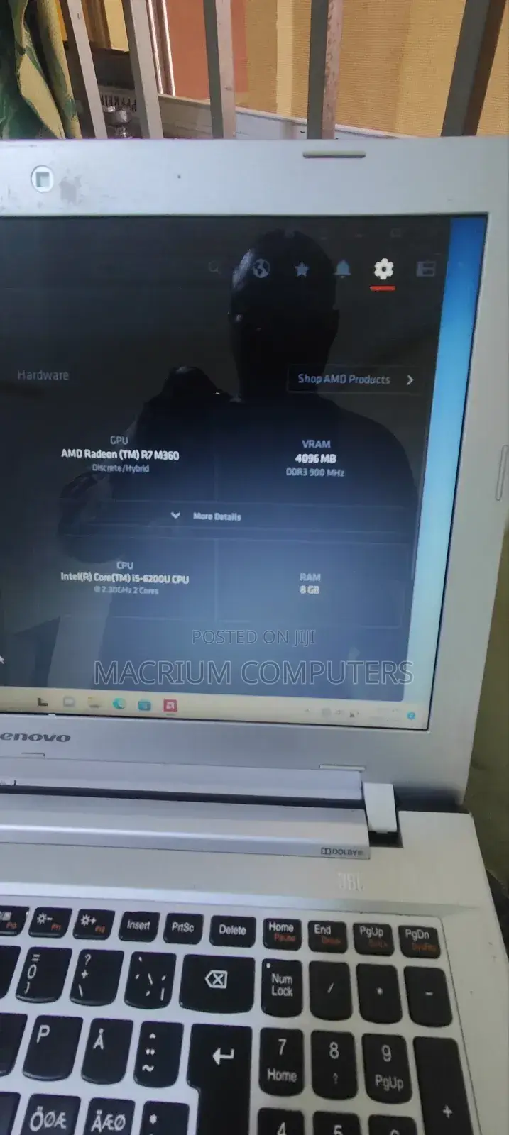 Laptop Lenovo IdeaPad 500S 8GB Intel Core i5 SSD 256GB